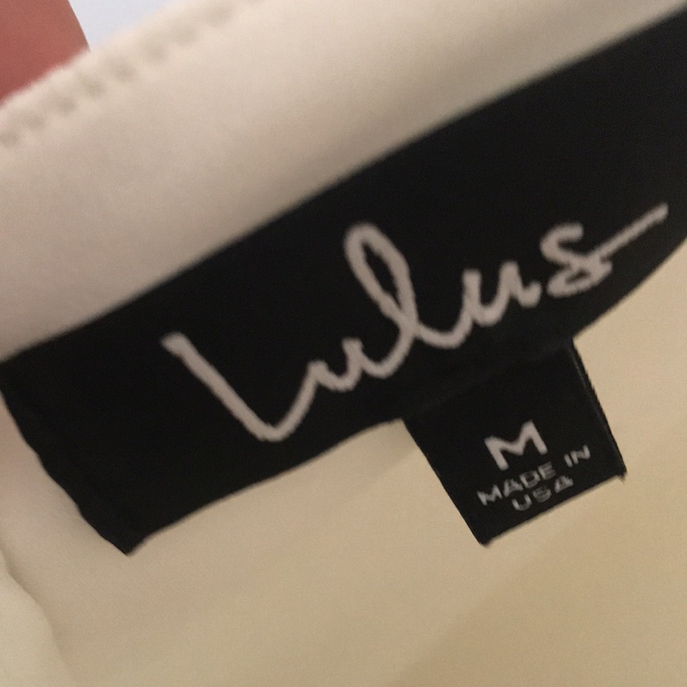 Lulus white backless skater dress - Picture 7 of 13